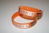 2 KENYA ORANGE COUNTRY FLAG FLEXIBLE METAL NYLON BRACELETS ... NEW