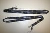 2 LAMBORGHINI BLACK HIGH QUALITY SPORTS CAR LANYARDS KEYCHAINS PASSHOLDERS .. NEW