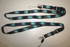 2 LAND ROVER BLACK HIGH QUALITY VEHICLE LANYARDS KEYCHAINS PASSHOLDERS .. NEW