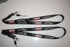 2 LATVIA BLACK COUNTRY FLAG LANYARDS KEYCHAINS PASSHOLDERS .. NEW