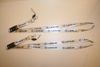2 LEXUS SILVER HIGH QUALITY CAR AUTOMOBILE LANYARDS KEYCHAINS PASSHOLDERS ..NEW