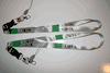 2 LIBYA HIGH GLOSS GREY COUNTRY FLAG LANYARDS KEYCHAINS PASSHOLDERS .. NEW