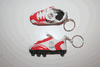 2 LIVERPOOL SOCCER FOOTBALL SHOE CLEAT KEYCHAINS .. HIGH QUALITY .. NEW