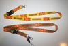 2 MACEDONIA COUNTRY FLAG LANYARDS KEYCHAINS PASSHOLDERS ... CHOOSE BETWEEN YELLOW & BROWN .. NEW