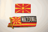 2 MACEDONIA NEW COUNTRY FLAG CRESTS BADGES PATCHES ... NEW