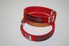 2 MANCHESTER UNITED FOOTBALL CLUB RED & BLACK BRACELETS WRISTBANDS .. NEW