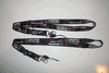 2 MCLAREN MERCEDES BENZ BLACK F1 LANYARDS KEYCHAINS PASSHOLDERS .. NEW
