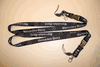 2  MERCEDES-BENZ BLACK CAR AUTOMOBILE LANYARDS KEYCHAINS PASSHOLDERS ...MERCEDES BENZ .. NEW