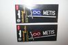 2 METIS NATIVE INDIAN WORD EMBROIDERED IRON ON PATCHES CRESTS BADGES .. NEW