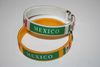 2 MEXICO COUNTRY FLAG FLEXIBLE BRACELETS WRISTBANDS .. CHOOSE YOUR COLOR .. FIFA WORLD CUP ...NEW