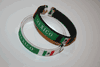 2 MEXICO COUNTRY FLAG FLEXIBLE BRACELETS WRISTBANDS .. CHOOSE YOUR COLOR .. FIFA WORLD CUP .. NEW