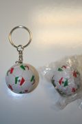 2 MEXICO COUNTRY FLAG SOCCER BALL KEYCHAIN FIFA WORLD CUP FOOTBALL NEW