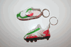 2 MEXICO FIFA WORLD CUP SOCCER FOOTBALL SHOE CLEAT KEYCHAINS .. HIGH QUALITY .. NEW