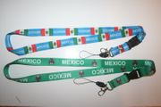 2 MEXICO LANYARDS KEYCHAINS PASSHOLDERS VARIETY ... FIFA WORLD CUP SOCCER FOOTBALL .. NEW