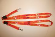 2 MICHAEL SCHUMACHER FERRARI MARLBORO F1 RACING LANYARDS KEYCHAINS PASSHOLDERS ... NEW