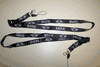 2 MINI COOPER BLACK HIGH QUALITY CAR LANYARDS KEYCHAINS PASSHOLDERS .. AUTOMOBILE .. NEW