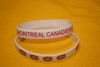 2 MONTREAL CANADIENS WHITE SILICONE BRACELETS ... CHOOSE ADULT OR KIDS SIZES .. NEW
