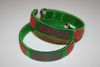 2 MOROCCO GREEN COUNTRY FLAG FLEXIBLE METAL NYLON BRACELETS ... NEW