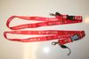 2 MOTOROLA RED HIGH GLOSS LANYARDS KEYCHAINS PASSHOLDERS TICKET HOLDERS ...NEW