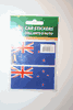2 NEW ZEALAND COUNTRY FLAG SET OF CAR BUMPER STICKERS DECAL EMBLEM .. NEW
