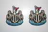 2 NEWCASTLE UNITED SOCCER FOOTBALL CLUB CRESTS BADGES PATCHES