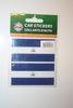 2 NICARAGUA COUNTRY FLAG SET OF CAR BUMPER STICKERS DECAL EMBLEM ... NEW