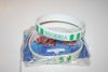 2 NIGERIA WHITE COUNTRY FLAG SILICONE BRACELETS WRISTBANDS .. NEW