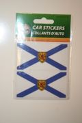 2 NOVA SCOTIA PROVINCIAL FLAG SET OF CAR BUMPER STICKERS DECAL EMBLEM .. CANADA .. NEW