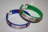2 ONTARIO PROVINCIAL FLAG FLEXIBLE C BRACELETS WRISTBANDS .. CHOOSE YOUR COLOR .. NEW