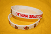 2 OTTAWA SENATORS SILICONE BRACELETS 2 SIZES ADULTS AND KIDS NHL HOCKEY 