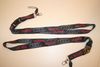 2 (PAIR) AUDI BLACK (BIG RED LETTERS) LANYARDS KEYCHAINS PASSHOLDERS ... NEW