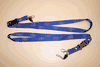 2 (PAIR) AUDI  BLUE LANYARDS KECHAINS PASSHOLDERS ... NEW