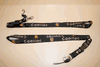 2 (PAIR) BLACK CADILLAC CAR AUTOMOBILE LANYARDS KEYCHAINS PASSHOLDER ... NEW