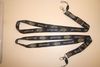 2 (PAIR) JUVENTUS FC FOOTBALL CLUB BLACK SOCCER LANYARDS...NEW