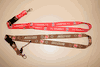 2 (PAIR) LIVERPOOL FC FOOTBALL CLUB SOCCER LANYARDS KEYCHAINS PASSHOLDERS (1 ORANGE AND 1 BROWN) ... NEW