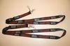 2 (PAIR) NINTENDO Wii BLACK LANYARDS KEYCHAINS PASSHOLDERS...HIGH QUALITY...NEW