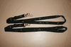 2 (PAIR) PLAYSTATION 3 BLACK HIGH QUALITY LANYARDS KEYCHAINS PASSHOLDERS ...NEW