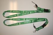 2 PAKISTAN GREEN COUNTRY FLAG CRICKET LANYARDS KEYCHAINS PASSHOLDERS ... NEW