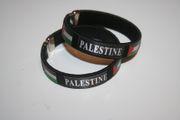2 PALESTINE BLACK COUNTRY FLAG FLEXIBLE BRACELETS WRISTBANDS   .. NEW