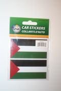 2 PALESTINE COUNTRY FLAG SET OF CAR BUMPER STICKERS DECAL EMBLEM .. NEW