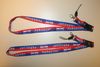 2 PARAGUAY STRIPED COUNTRY FLAG LANYARDS KEYCHAINS PASSHOLDERS .. NEW
