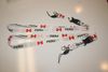 2 PERU COUNTRY FLAG WHITE LANYARDS KEYCHAINS PASSHOLDERS ... NEW