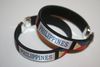 2 PHILIPPINES BLACK COUNTRY FLAG FLEXIBLE  BRACELETS WRISTBANDS  .... NEW