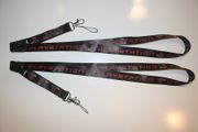 2 PLAYSTATION BLACK HIGH QUALITY LANYARDS KEYCHAINS PASSHOLDERS NECKSTRAPS ... NEW