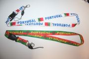 2 PORTUGAL COUNTRY FLAG LANYARDS KEYCHAINS PASSHOLDERS .. CHOOSE YOUR COLOR .. NEW