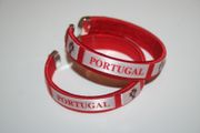 2 PORTUGAL FIFA WORLD CUP SOCCER FOOTBALL FLEXIBLE C BRACELETS WRISTBANDS ... NEW