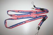 2 PUERTO RICO COUNTRY FLAY LANYARDS KEYCHAINS PASSHOLDERS .. NEW