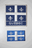 2 QUEBEC PROVINCIAL FLAG IRON ON EMBROIDERED PATCHES CRESTS CRESTS VARIETY.. CANADIAN PROVENCE .. NEW