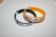 2 REAL MADRID FC FOOTBALL CLUB SOCCER C BRACELETS WRISTBANDS .. CHOOSE YOUR COLOR .. NEW