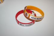 2 REAL MADRID FC FOOTBALL CLUB SOCCER C BRACELETS WRISTBANDS... CHOOSE YOUR COLOR .. NEW